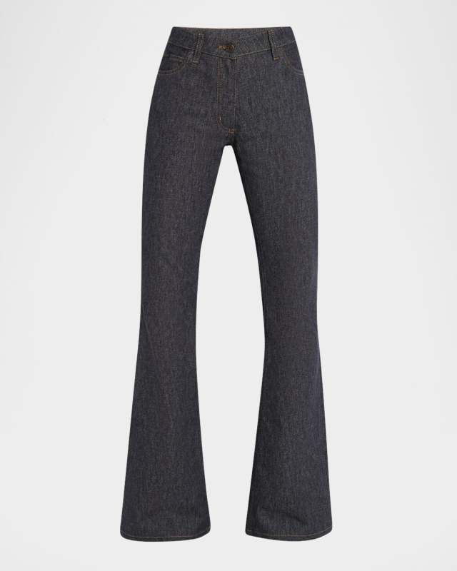 Oblique Denim Bootcut Jeans